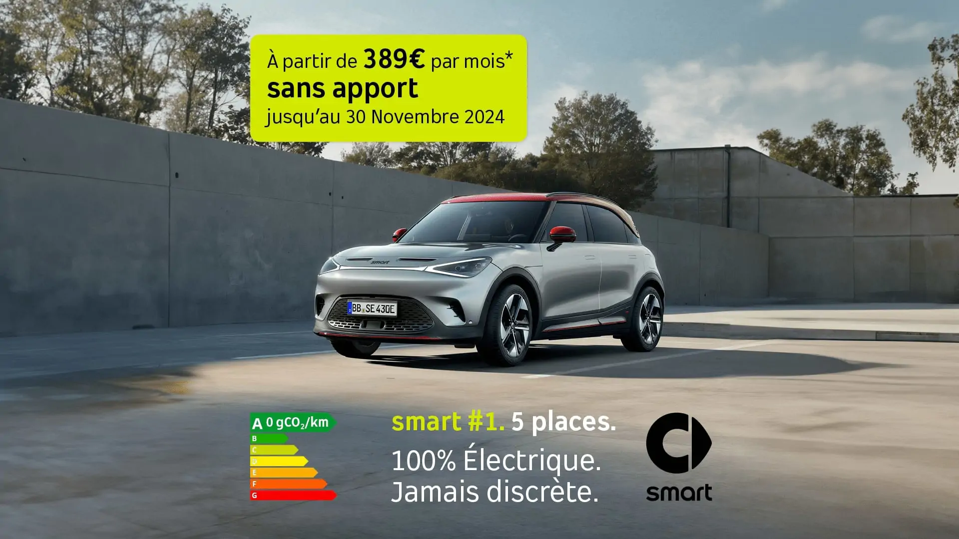 La smart #1 à un prix exceptionnel !